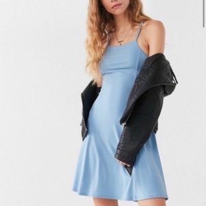 NWOT UO Baby Blue Lace Up Back Dress
